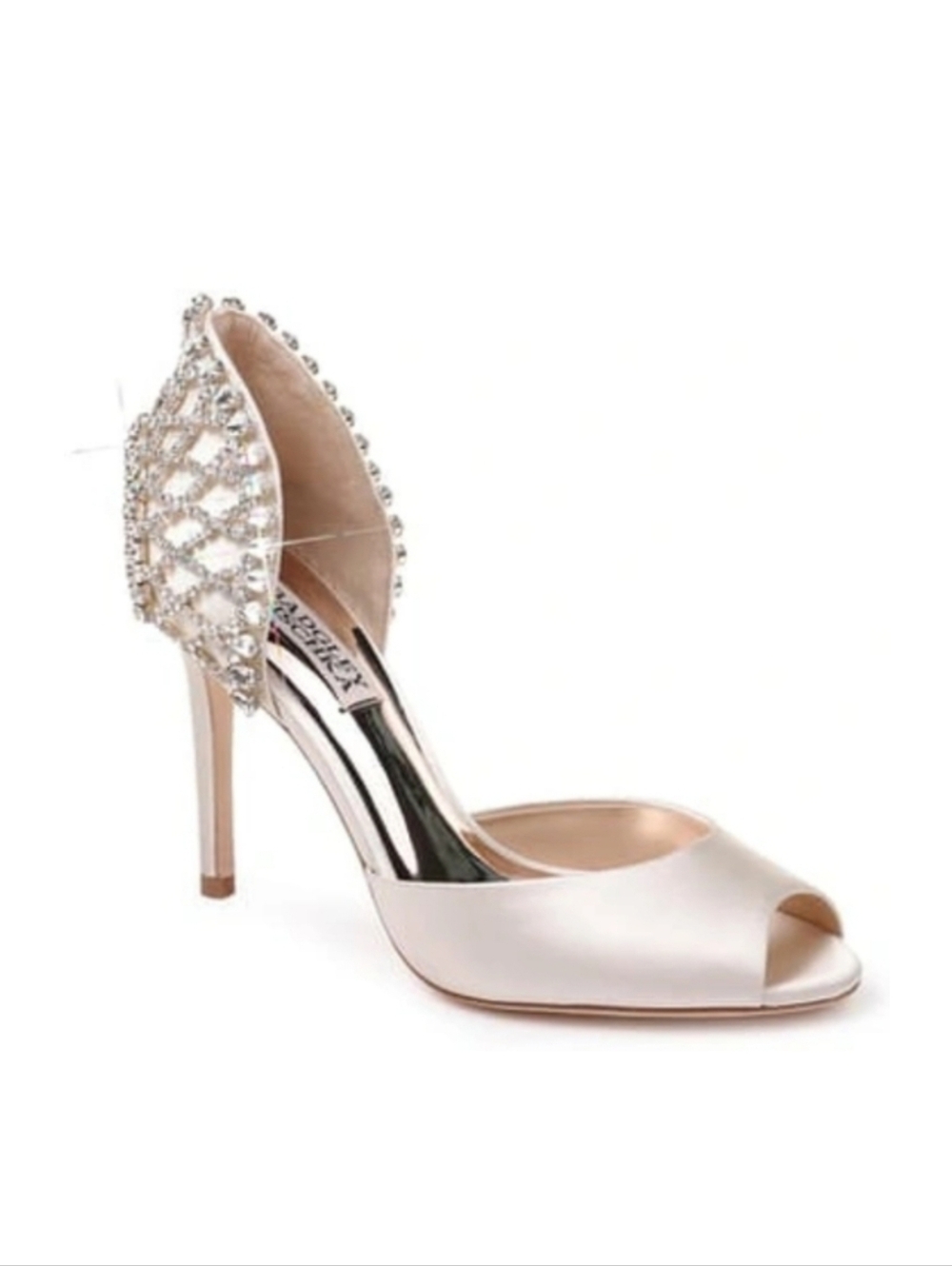 EUC Badgley Mischka Adrina Embellished D'Orsay Heel, Size 6